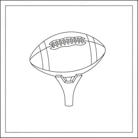 desenho de futebol para colorir