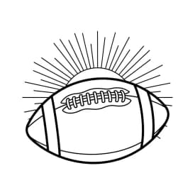 desenho de futebol para colorir
