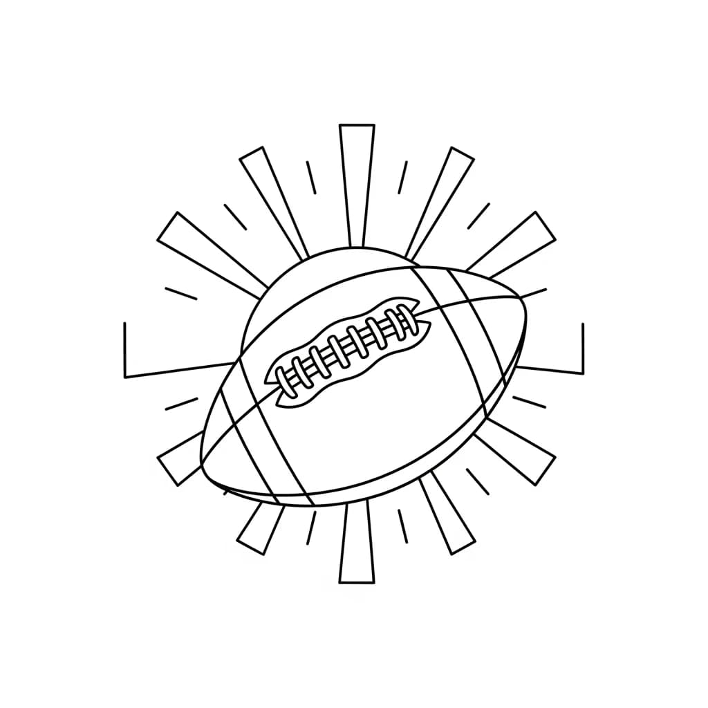 desenho de futebol para colorir