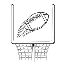 desenho de futebol para colorir