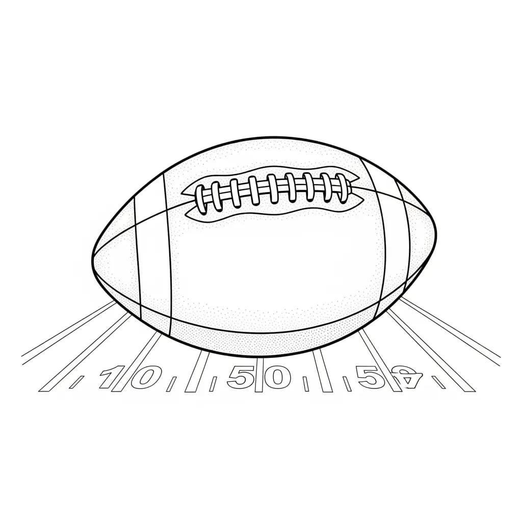 desenho de futebol para colorir