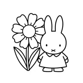 desenho de Nijntje para colorir