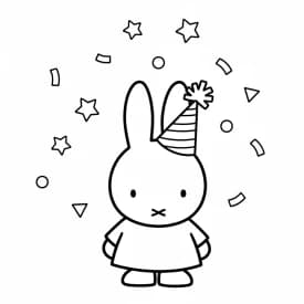 desenho de Nijntje para colorir