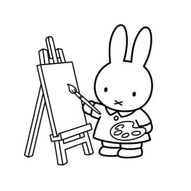 desenho de Nijntje para colorir