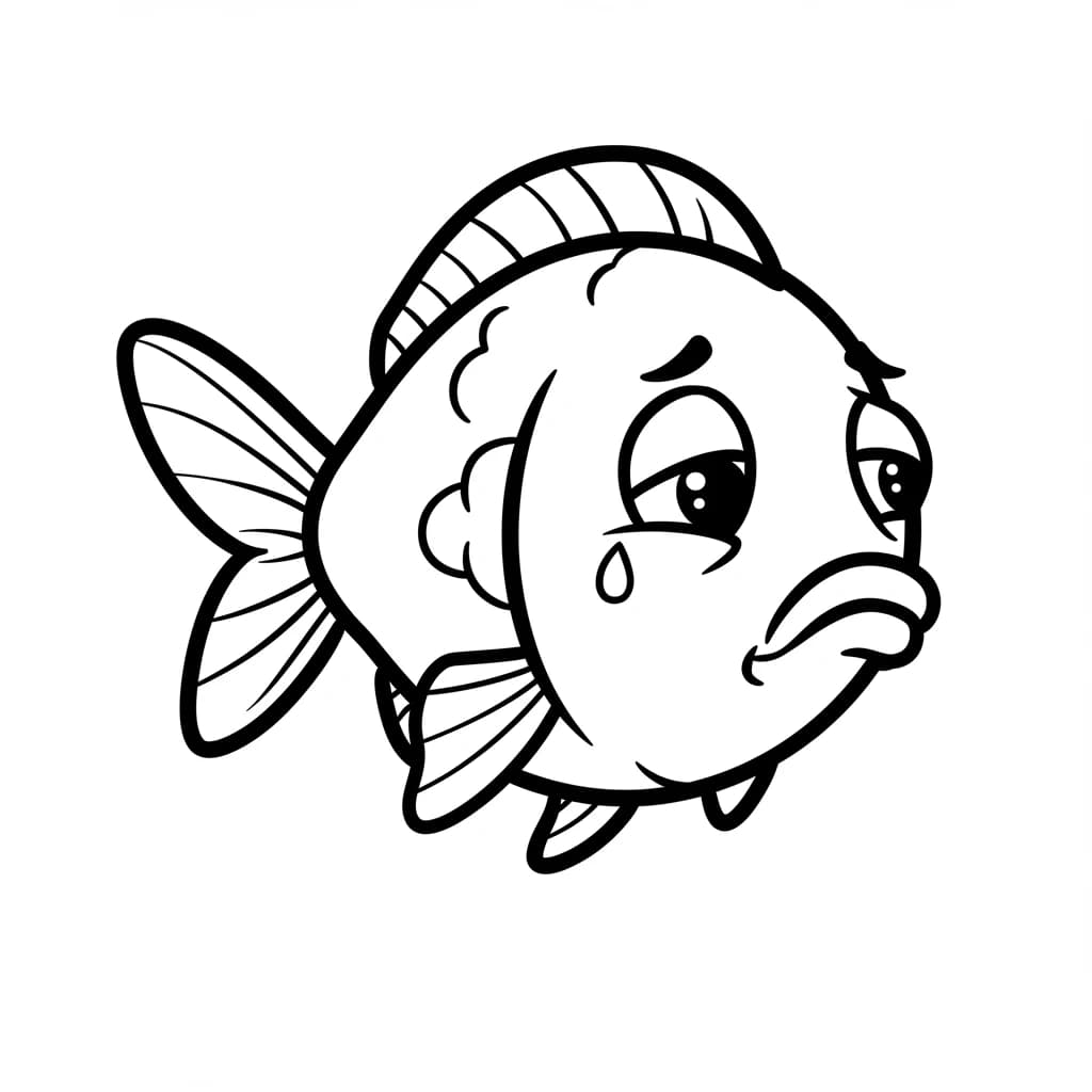 desenho de peixe para colorir