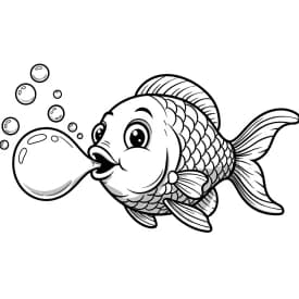 desenho de peixe para colorir