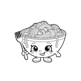 desenho de Shopkins para imprimir e colorir