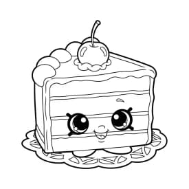 desenho de Shopkins para imprimir e colorir