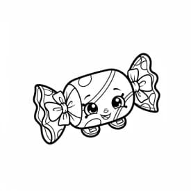 desenho de Shopkins para imprimir e colorir