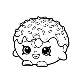 desenho de Shopkins para imprimir e colorir