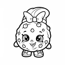 desenho de Shopkins para imprimir e colorir