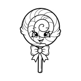 desenho de Shopkins para imprimir e colorir