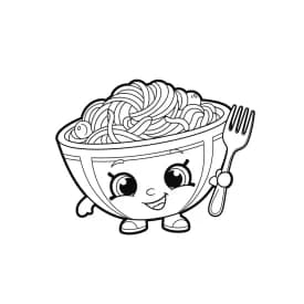 desenho de Shopkins para imprimir e colorir