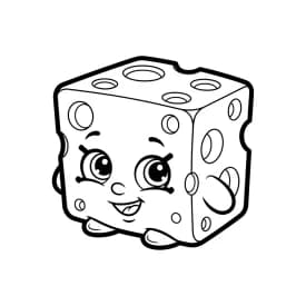 desenho de Shopkins para imprimir e colorir