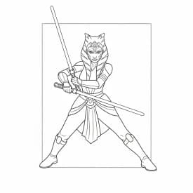 desenho de Star Wars para colorir