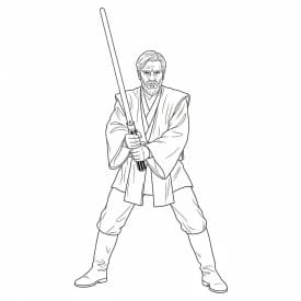 desenho de Star Wars para colorir