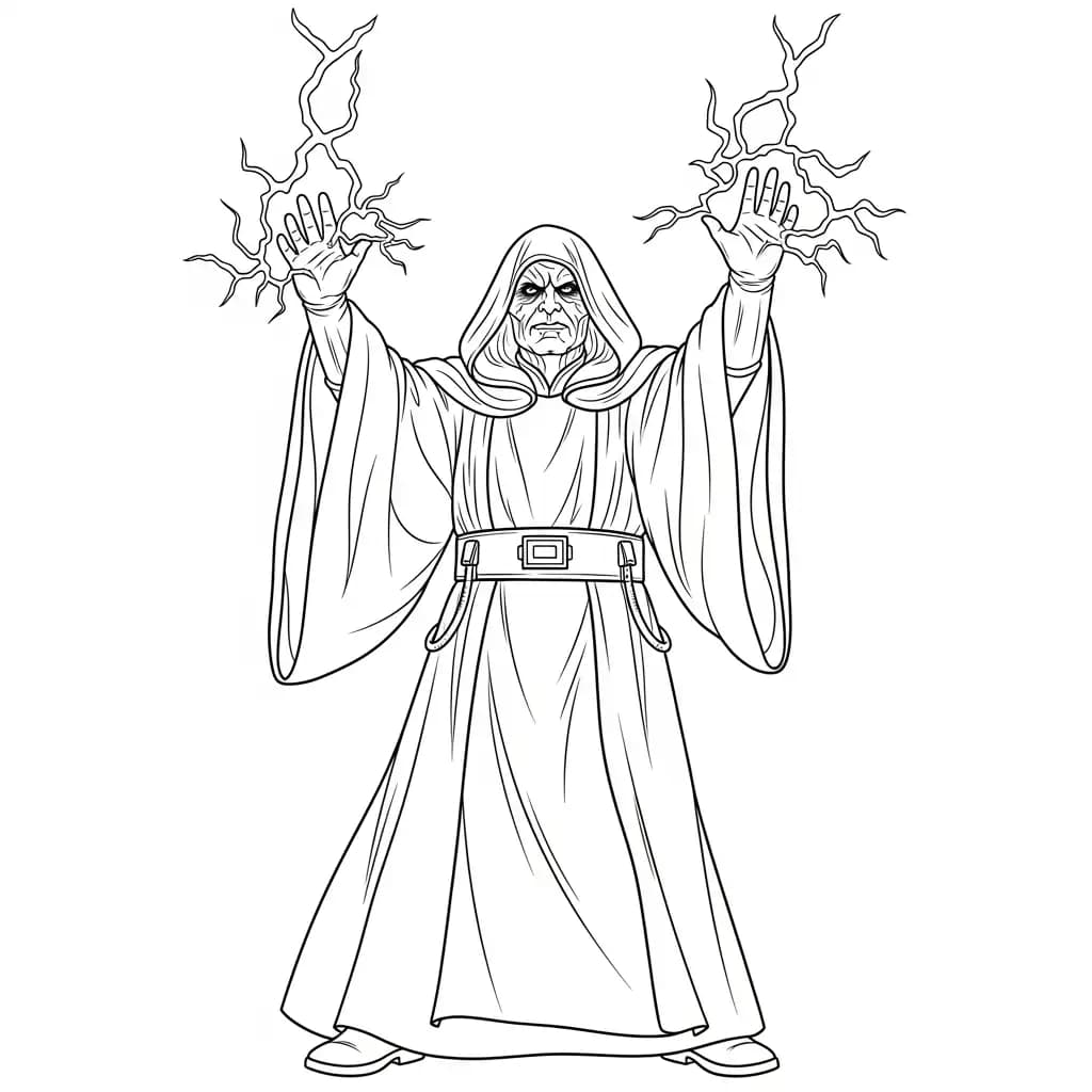 desenho de Star Wars para colorir