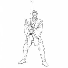 desenho de Star Wars para colorir