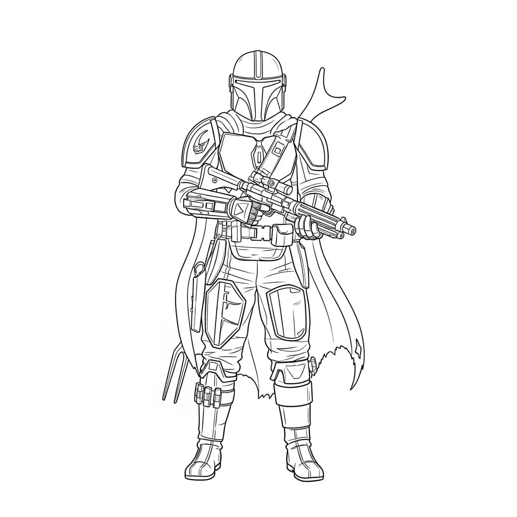 desenho de Star Wars para colorir