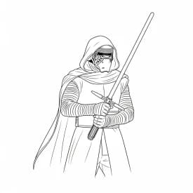 desenho de Star Wars para colorir