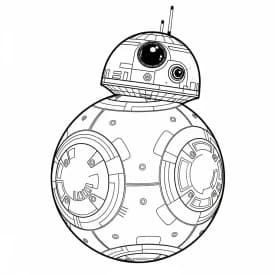 desenho de Star Wars para colorir