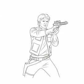 desenho de Star Wars para colorir