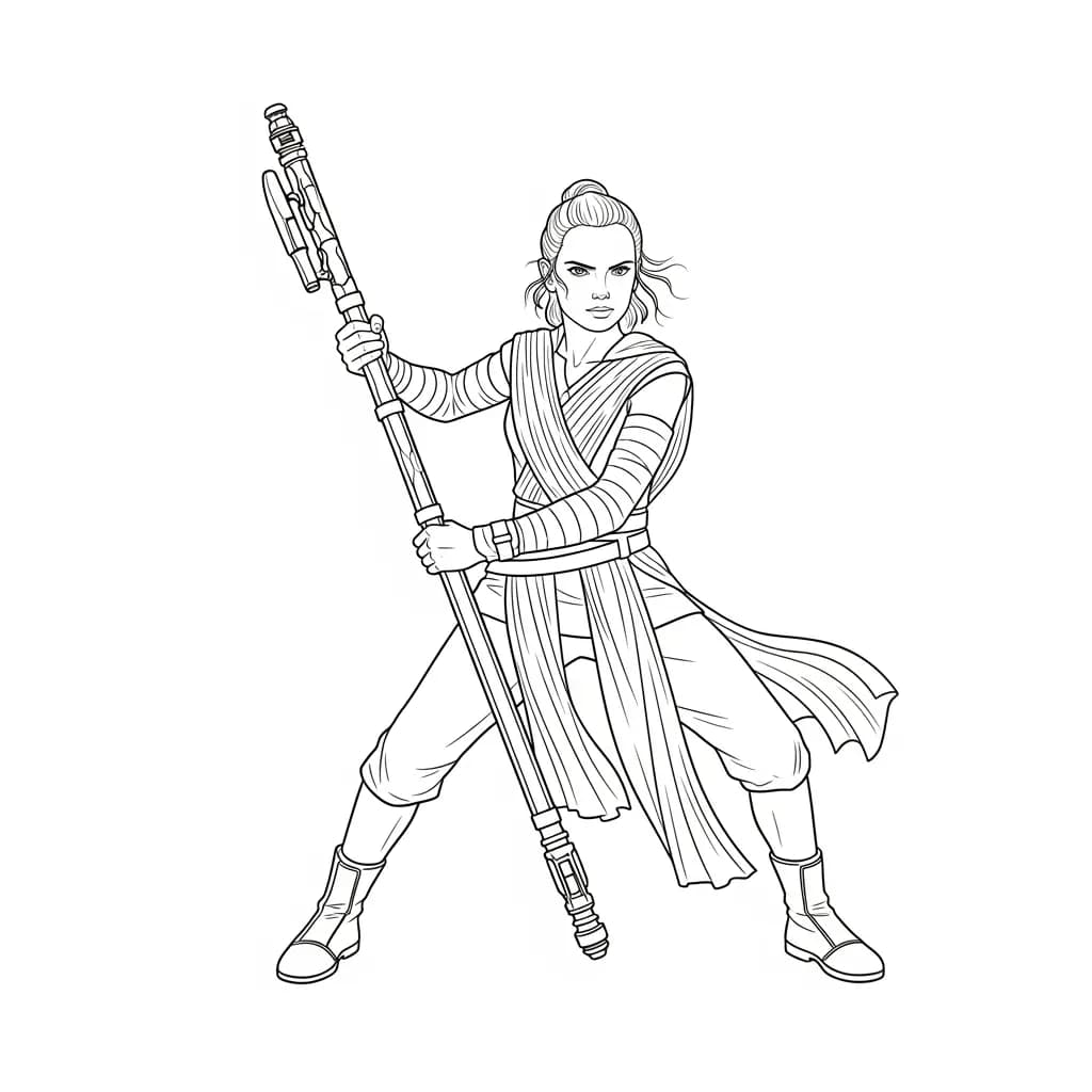 desenho de Star Wars para colorir