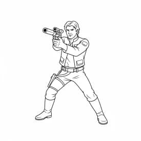 Desenho de Star Wars para Colorir desenho de Star Wars para colorir