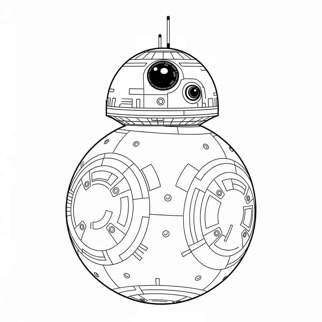 desenho de Star Wars para colorir
