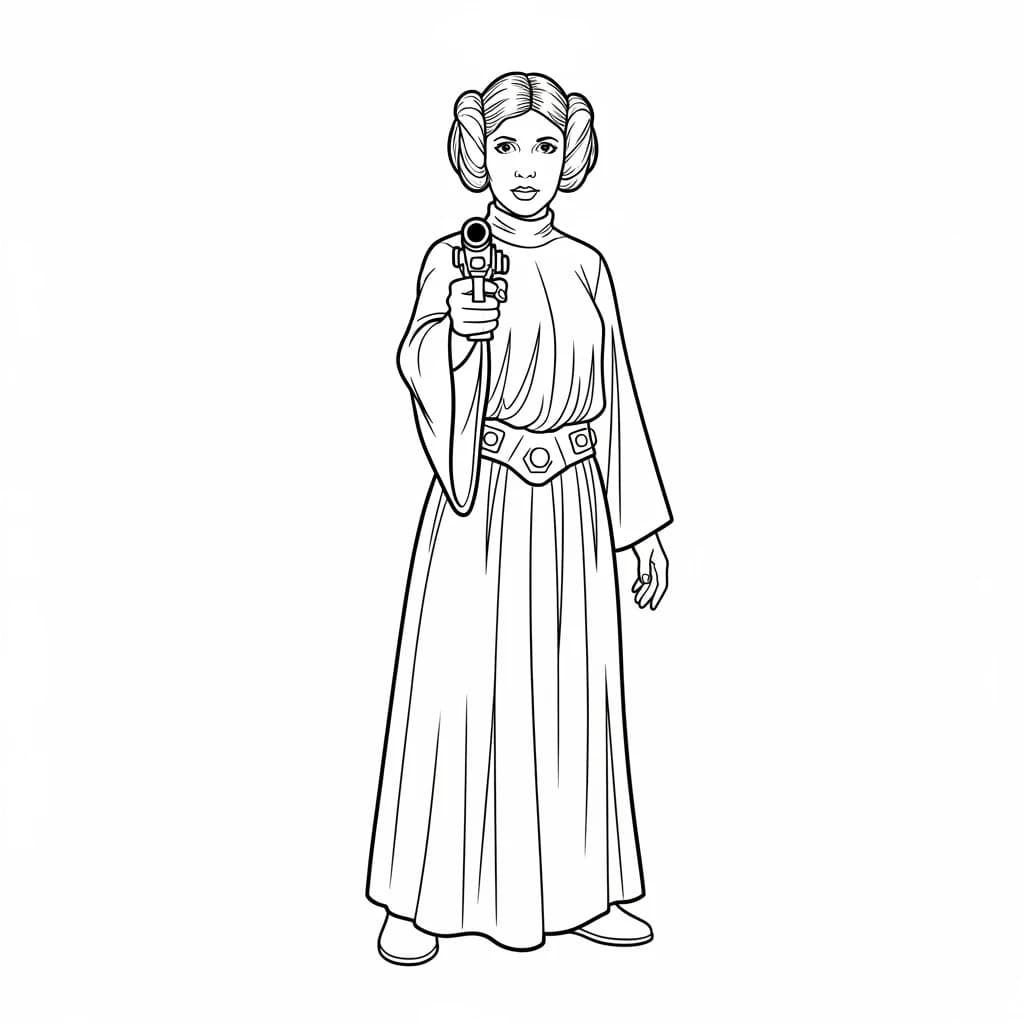 desenho de Star Wars para colorir