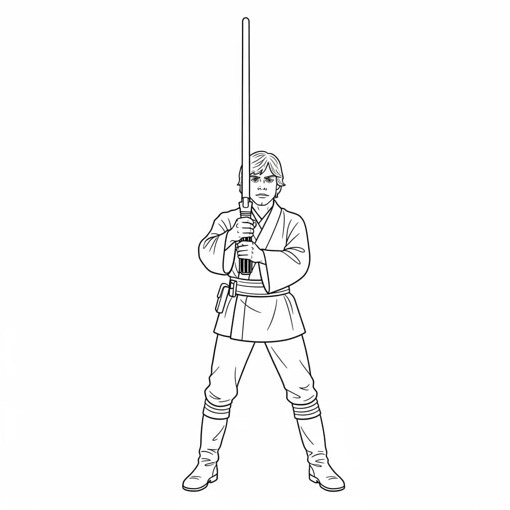 desenho de Star Wars para colorir