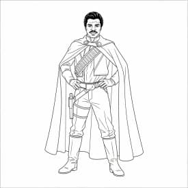 desenho de Star Wars para colorir