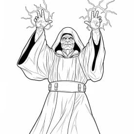 desenho de Star Wars para colorir