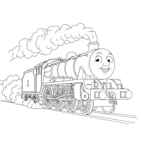 desenho de Thomas e Amigos para colorir