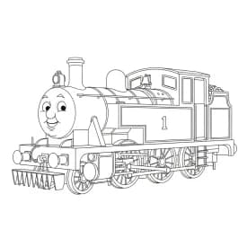 desenho de Thomas e Amigos para colorir