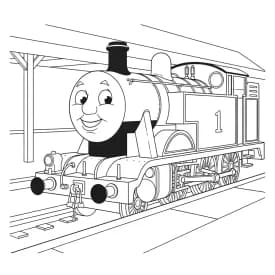 desenho de Thomas e Amigos para colorir