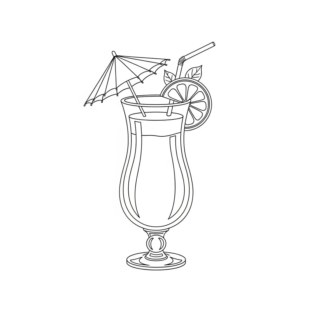 desenho de verão para colorir