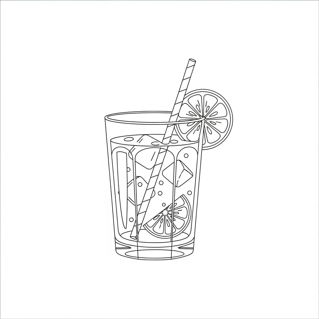 desenho de verão para colorir