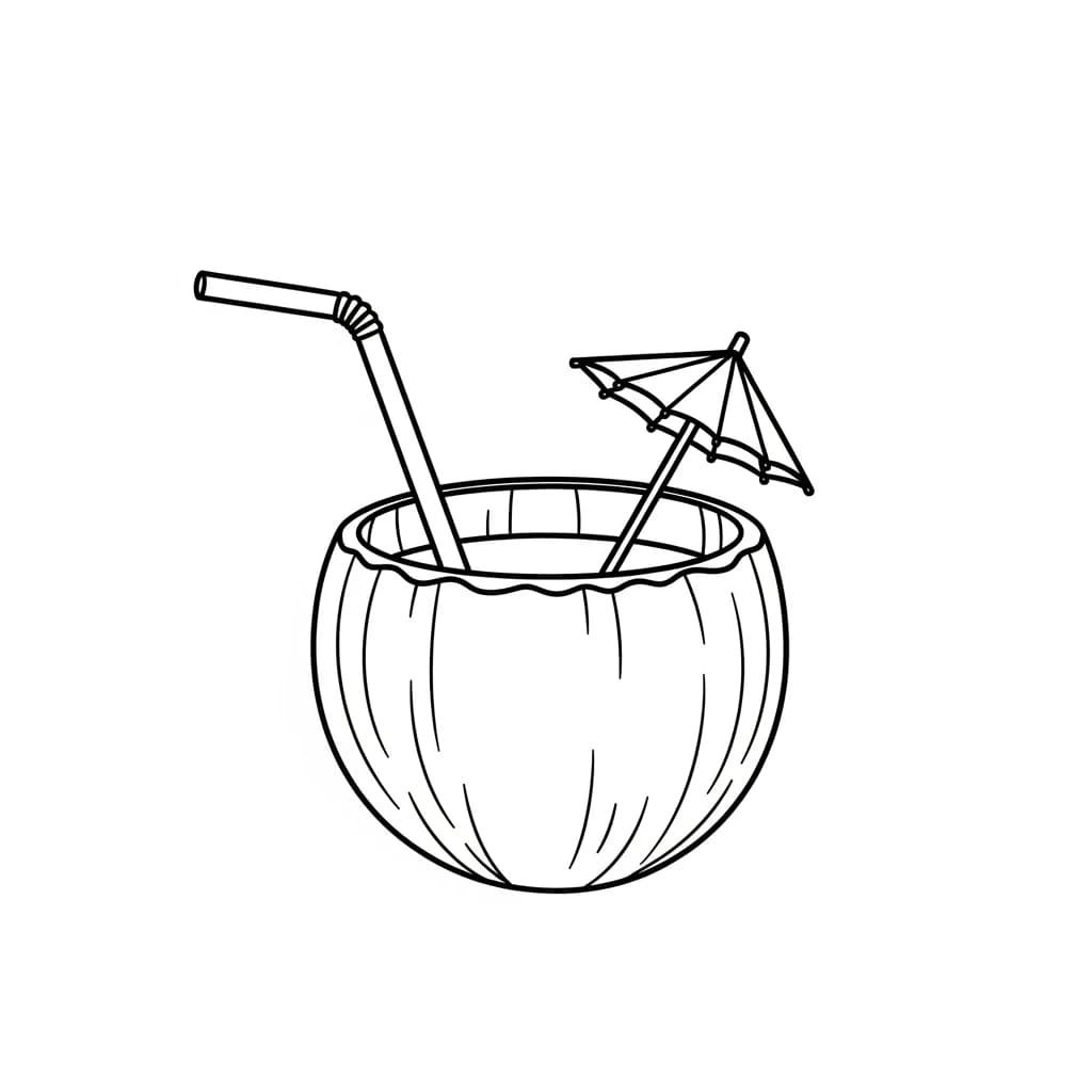 desenho de verão para colorir