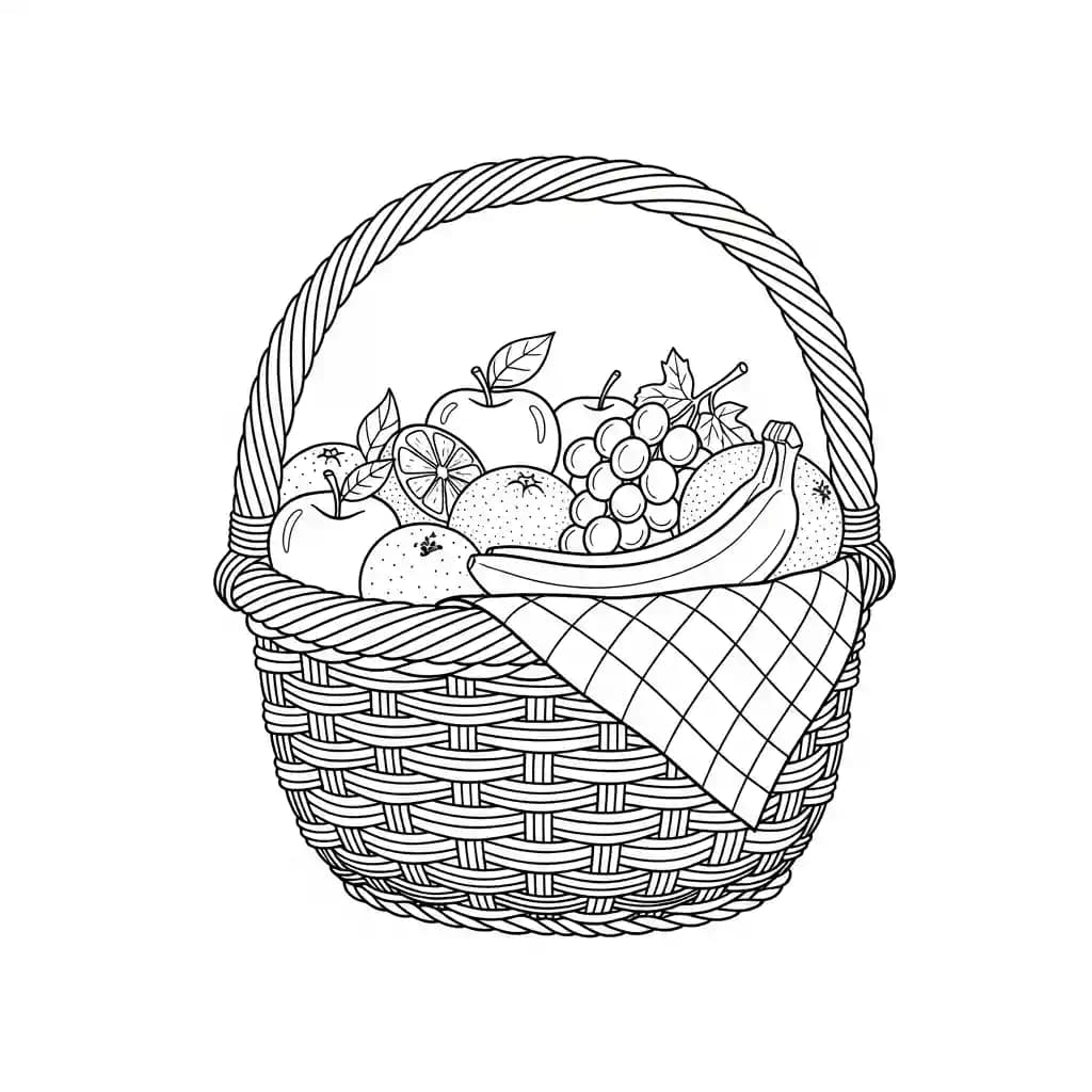 desenho de verão para colorir