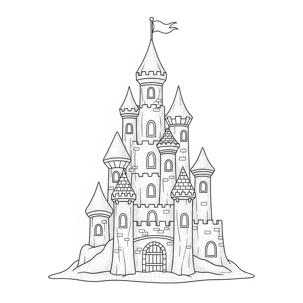 desenho de verão para colorir