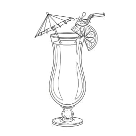 desenho de verão para colorir