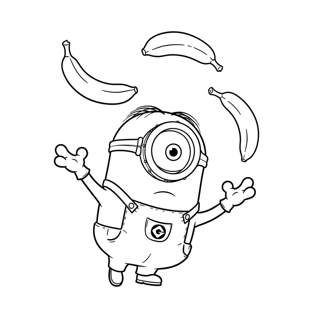 desenho dos Minions para colorir