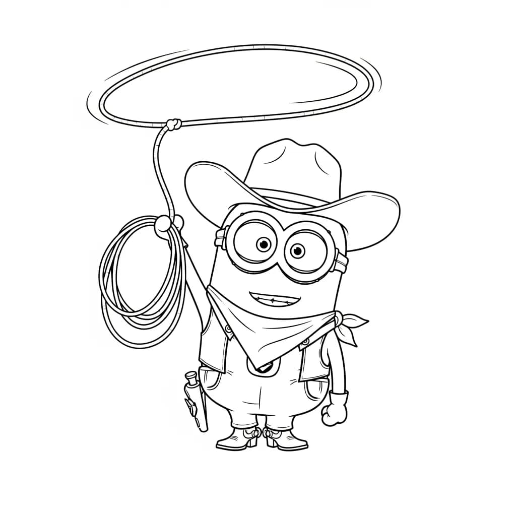 desenho dos Minions para colorir