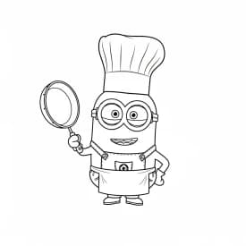 desenho dos Minions para colorir