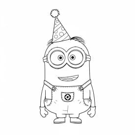desenho dos Minions para colorir