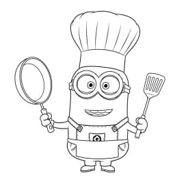 desenho dos Minions para colorir
