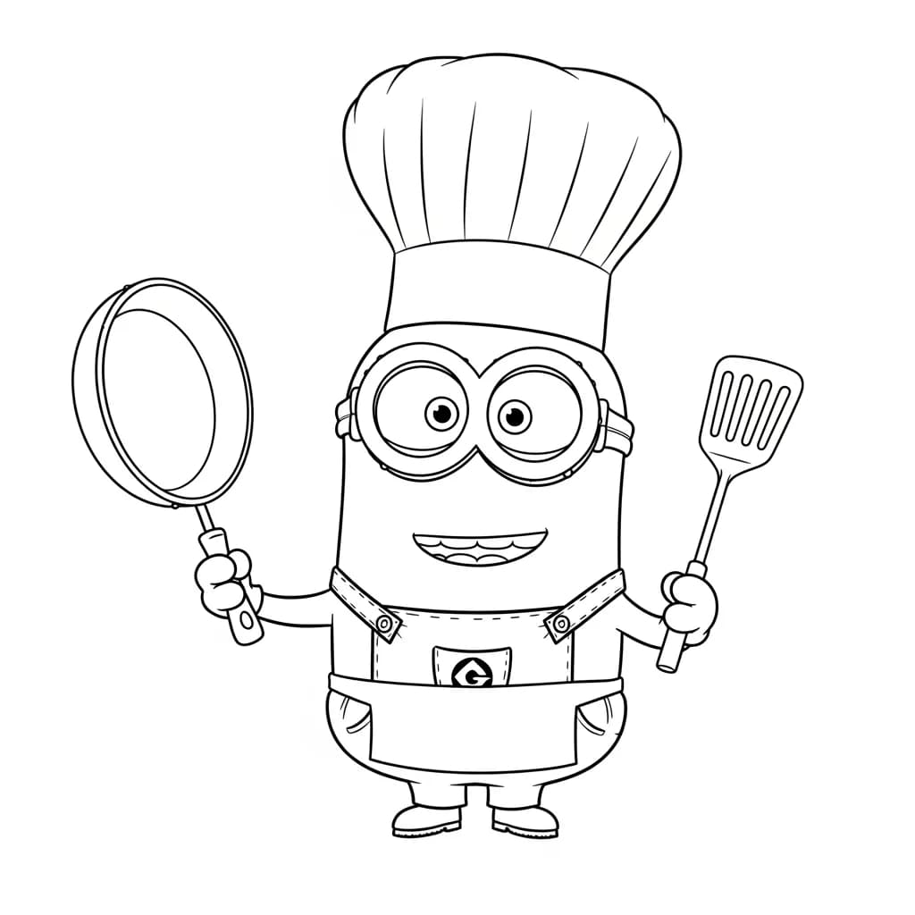 desenho dos Minions para colorir