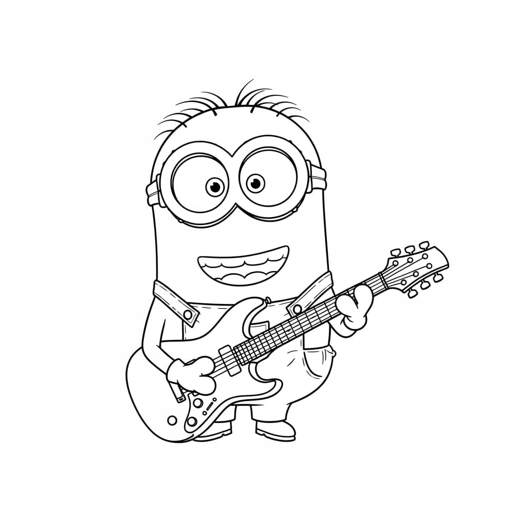 desenho dos Minions para colorir