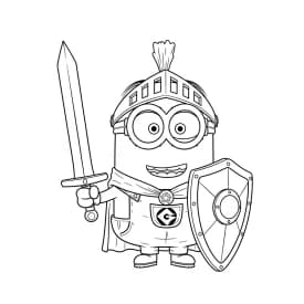 desenho dos Minions para colorir